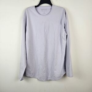 Bylt Basics Drop-Cut Long Sleeve: LUX Size Large